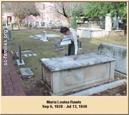 Maria Louisa Rawls.
