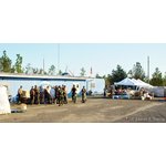 Point of Distribution 'POD' - Am.Leg.Post 58, Necaise, MS. <br> Hurricane Katrina Relief team included: <br>Deanie Necaise, local coordinator, with other local families <br> Florida Division of Forestry <br> 838th MP Co. of Youngstown, OH <br> Florida Amateur Radio operators.
