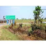 Surge debris line on I-10 embankment at Miss. Hwy. 603.